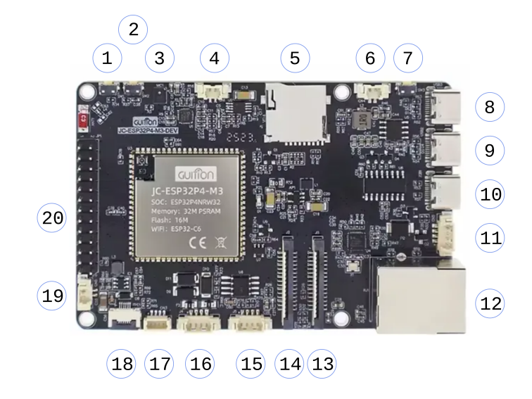 ESP32P4-M3-DEV Board