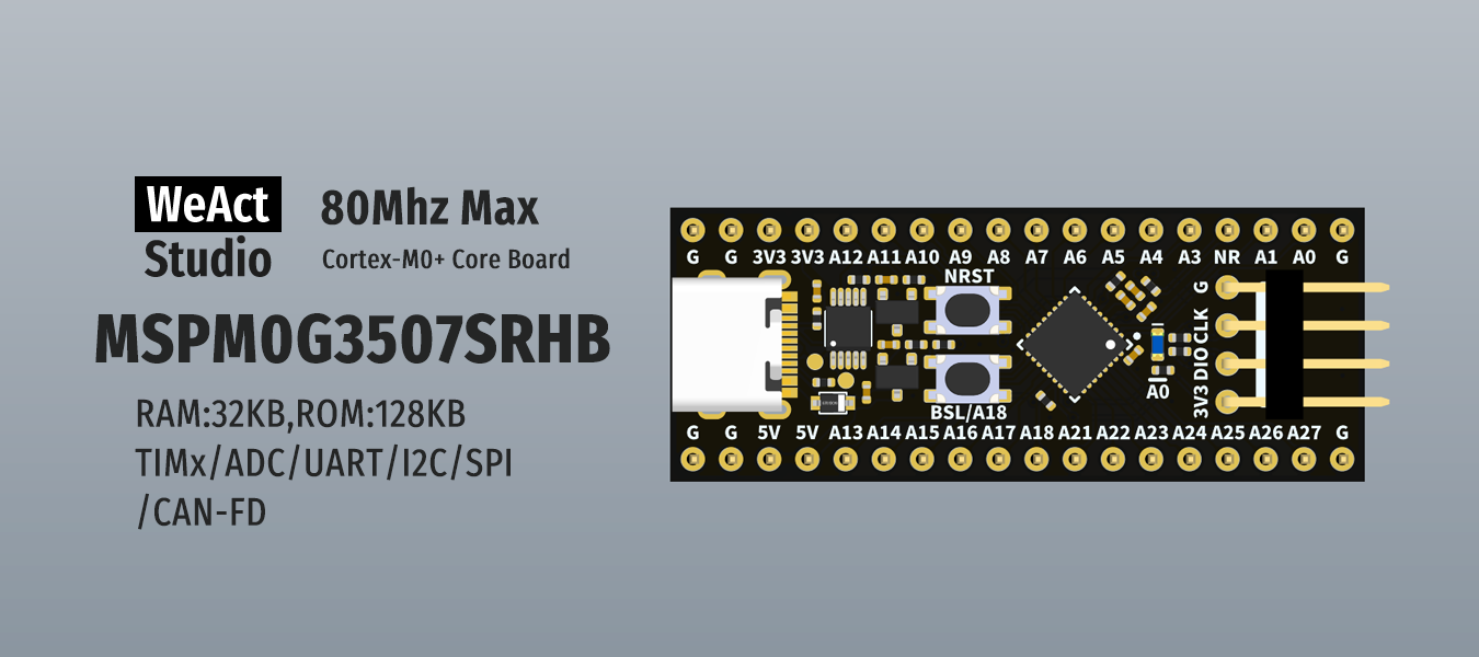 WeAct MSPM0G3507 Board